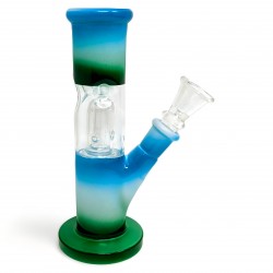 6" Sip In Style: Sprinkle Pattern Grace The Cylindrical Water Pipe - [ZD322]